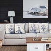 Nautical Sailing Throw Pillow Covers 18 x 18 Inch Set of 4 Sailboat Compass Lighthouse - 4 of 4