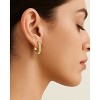Molenia 14K Gold Square Hoop Earrings for Women 925 Sterling Silver with CZ Geometric Rectangle Earrings Trendy  Graduation Birthday Gifts for Her - 2 of 4