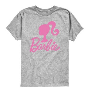 Boys' - Barbie - Logo Pink Glitter Transfer - 1 of 4