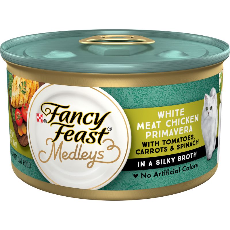 Purina Fancy Feast Medleys in a Classic Sauce Gourmet Wet Cat Food - 3oz, 1 of 8