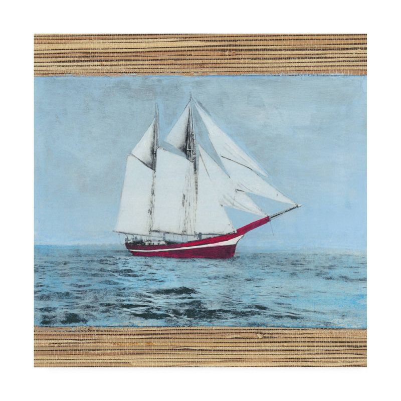 Naomi Mccavitt 'Seagrass Nautical I' Canvas Art - Trademark Fine Art, 1 of 6