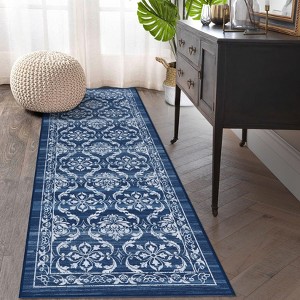 Modern Printed Washable Area Rug Non Slip Rug - 1 of 4