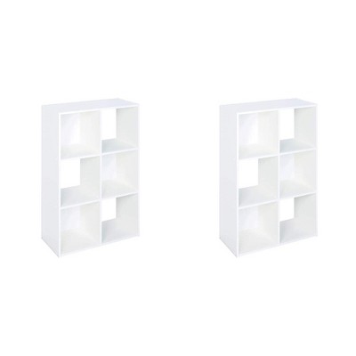 ClosetMaid Home Stackable 4-Cube Cubeicals Organizer Storage, White (3 Pack)