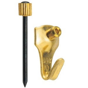 OOK Brass-Plated Blue Picture Hanger 10 lb 4 pk (Case of 12) - 1 of 1