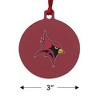 St. John Fisher College Primary Logo Aluminum Holiday Christmas Tree Ornament  3.0" (7.6 cm) x 3.37" (8.6 cm) - 3 of 4
