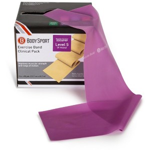 BodySport Exercise Bands, Professional Resistance Bands for Home and Gym, 6 in. x 50 yd. - 1 of 4