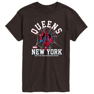 Men's - Marvel - Spider-man Collegiate Short Sleeve Graphic T-Shirt - 1 of 4