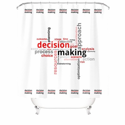 Making Decision Shower Curtains for Bathroom Waterproof Fabric Bath Curtain Durable Soft Stylish Bathroom Decor 72x72 Inch