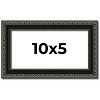 PosterPalooza | Panoramic Antique Black Picture Frame - UV Acrylic, Foam Board Backing, Hanging Hardware - 2 of 4