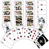 MasterPieces Officially Licensed NFL New Orleans Saints Playing Cards - 54 Card Deck for Adults - 3 of 4