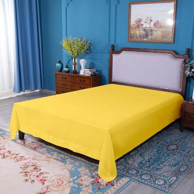 Brushed Microfiber Flat Sheet Only, Super Soft Hotel Quality Top Sheet - NTBAY
