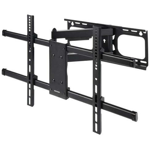 Monoprice Cornerstone Series Full-Motion Articulating TV Wall Mount Bracket for TVs 37in to 70in Max Weight 99lbs VESA Patterns Up to 600x400 Rotating Black 