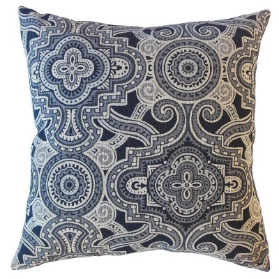 Skyline Furniture Jacory Geometric Throw Pillow Onyx : 20x20 Inch Polyester, Machine Washable Cloth Napkins