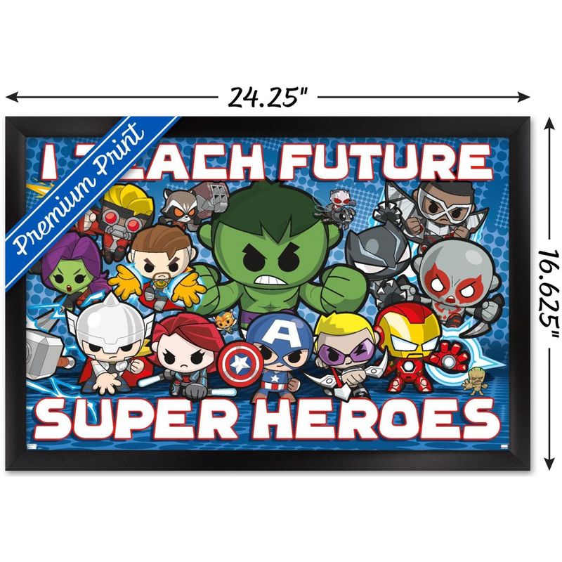 Trends International Marvel Comics - I Teach Future Superheroes Framed Wall Poster Prints, 3 of 7
