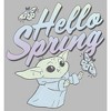 Men's Star Wars The Mandalorian Grogu Hello Spring T-Shirt - 2 of 4