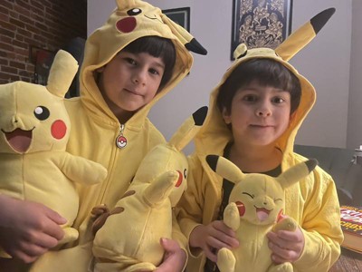 Kids' Pokemon Pikachu Costume Hoodie - Yellow XS