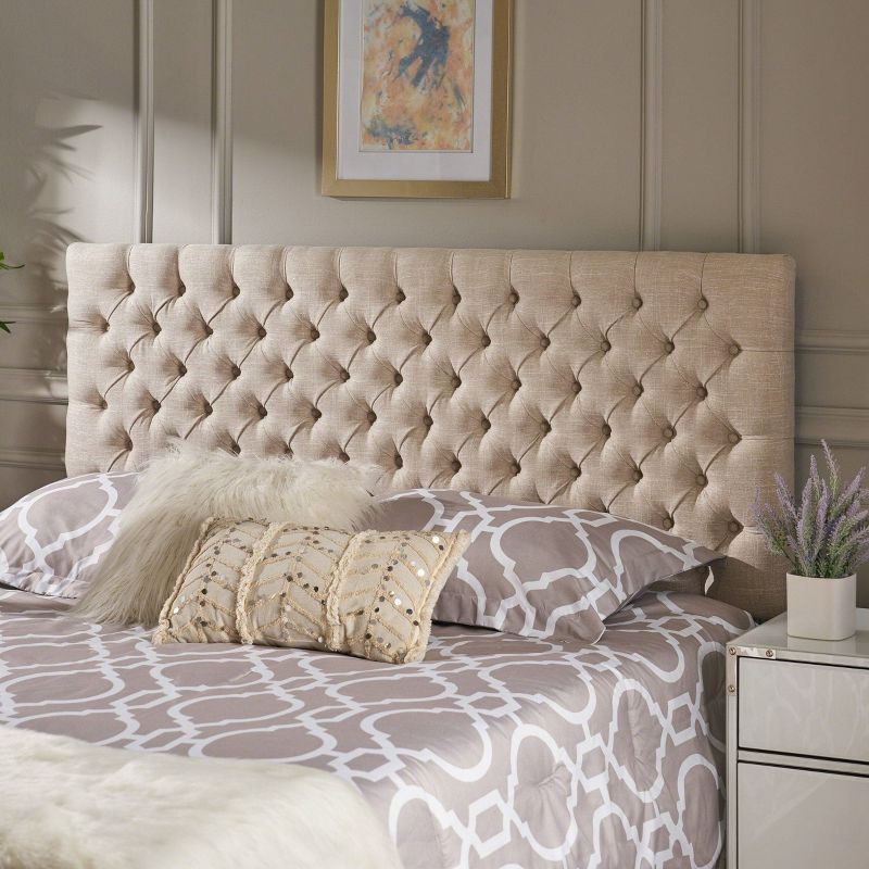 Queen/Full Jezebel Button Tufted Headboard - Christopher Knight Home, 3 of 6