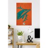 Trends International NFL Miami Dolphins - Logo 25 Unframed Wall Poster Prints - 2 of 4