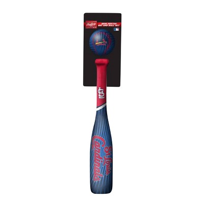 St Louis Cardinals Rawlings Mini Bat And Ball Set