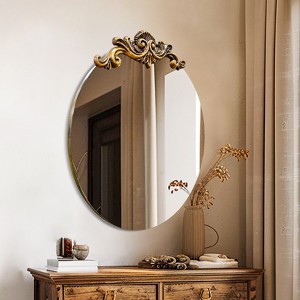 ARTLOGE Large Vintage Mirror Baroque Antique Round Mirror for Wall Decor 24/28/32/36inch - 1 of 3