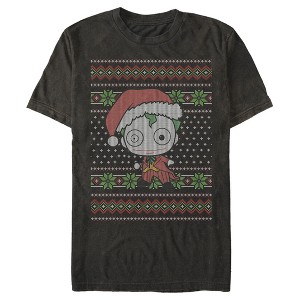 Men's Batman Ugly Christmas Chibi Joker T-Shirt - 1 of 4