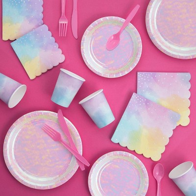 Iridescent Party Supplies Collection