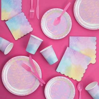 Iridescent Party Supplies Collection