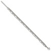 Chisel Stainless Steel Multi-Strand Curb, Cable and Paperclip Link 7" Plus a 1.25" Ext. Bracelet - 3 of 4