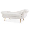 NicBex Mid-Century Thicken Cushion Chaise Lounge Chair with Scroll Arms,Comfy Upholstered Accent Chair for Bedroom,Living Room,Office - 3 of 4