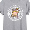 Women's - SpongeBob SquarePants - Blissfully Unaware Oversized Graphic T-Shirt - 2 of 4