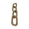 Decorative Objects for Home Decor - Modern Chain Link Sculpture and Metal Statues for Kitchen Decor, Decorations for Living Room, and Table Display - 4 of 4