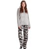 Just Love Womens Plush Pajama Pant Set with Matching Socks  Fun, Cozy Sleepwear with Sayings - 2 of 4