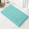 Home Mart Goods  Light Blue Soft Cozy Plush Chenille Bath Mat Bathroom Rug - 30"x20" - 2 of 4