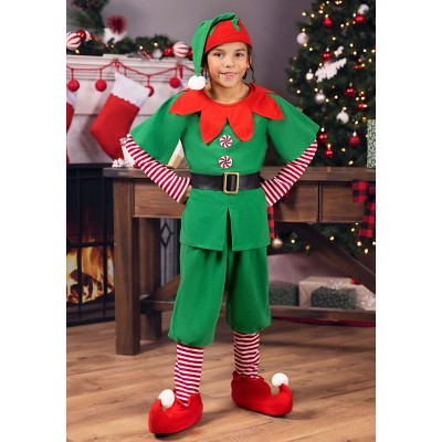 Red store elf costume