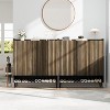 Shoe Cabinet,Large  6-Tier Entryway Shoe Storage Cabinet with 3 Doors & Adjustable Shelves,Freestanding Shoes Rack Organizer for Hallway, Entryway - 3 of 4