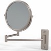 Aptations Mirror Image Double Arm Wall Mirror, 7.75-Inch Diameter, 1X and 5X Magnification - 3 of 4