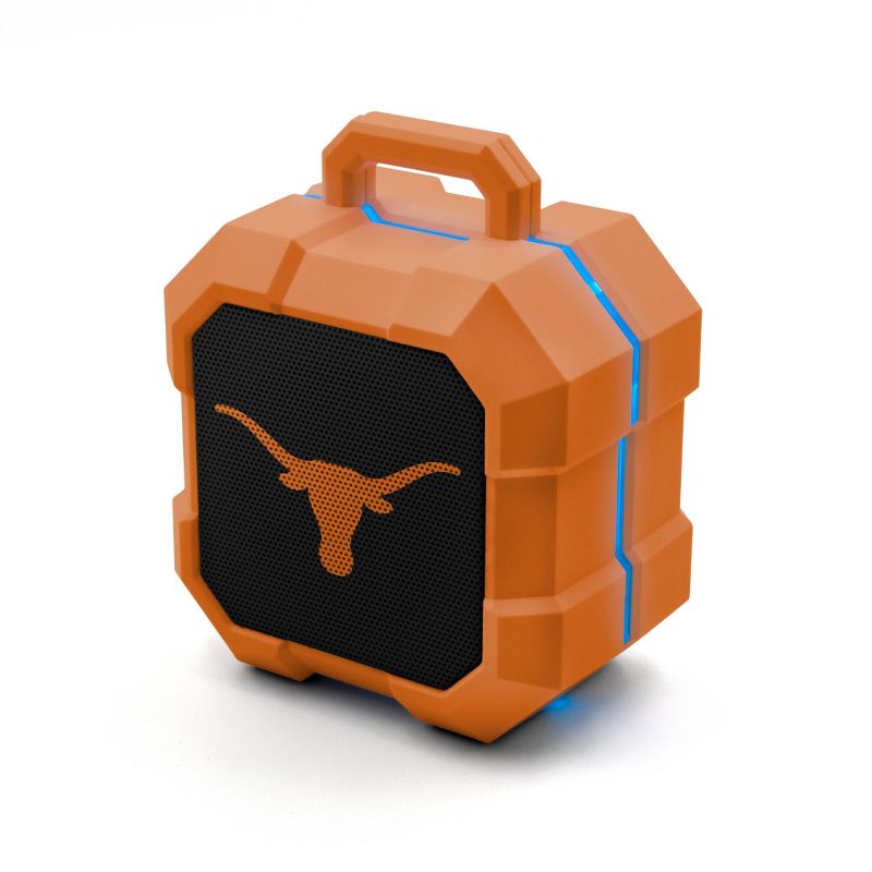 NCAA Texas Longhorns LED Shock Box Bluetooth Speaker, 1 of 5