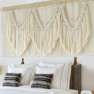 Aoibox Extra Large Macrame Wall Hanging 75"W x 35"L Handwoven Boho Decor for Living Room Bedroom Office - 1 of 4