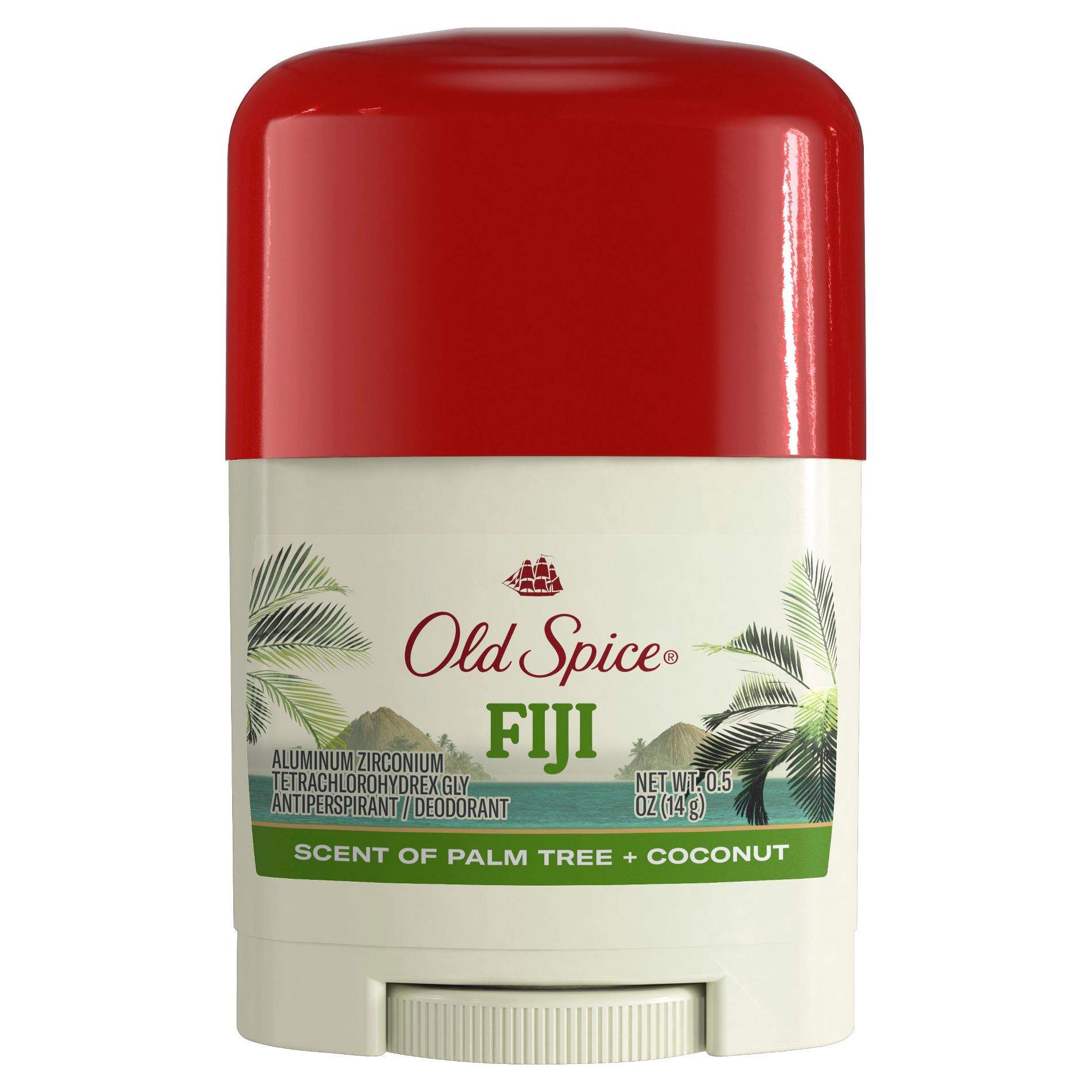 Old Spice Fiji Antiperspirant Deodorant for Men - Trial Size - Lavender/Coconut Scent - 0.5oz