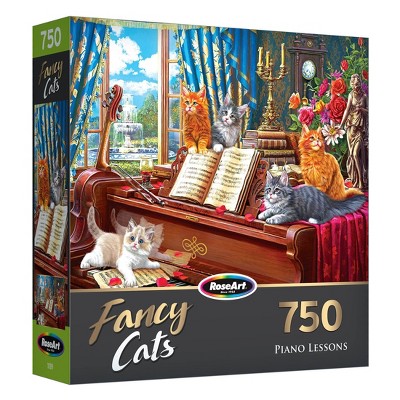 Cra-Z-Art Fancy Cats - Piano Lessons 750pc Jigsaw Puzzle