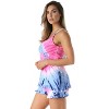 Just Love Tie Dye Pajama Short Set with Ruffle Detail | Womens PJ Set - 2 of 3