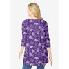 Woman Within Women's Plus Size V-Neck Pintucked Tunic - 3 of 4