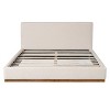 Christopher Knight Home Phyllis Modern Minimalist Boucle Upholstered Wood Platform Bed - 4 of 4