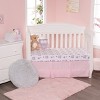 Everyday Kids 2-Pack Girls Fitted Crib Sheets – 100% Cotton Jersey – Owl & Heart Nature Theme in Pink, Purple & Gray – Fits Standard Crib - 3 of 4