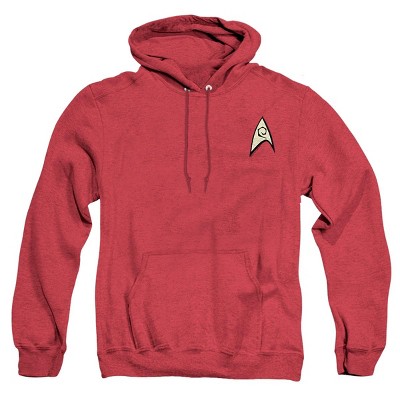 Star Trek Engineering Uniform W Foil Pullover Hoodie