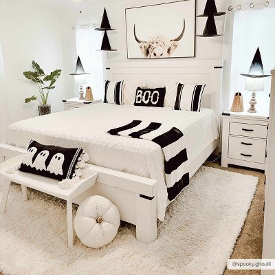 Hauteloom Siari Solid Cream Plush Rug
