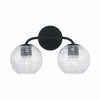 Capital Lighting Dolan 2 - Light Vanity in  Matte Black - 2 of 4