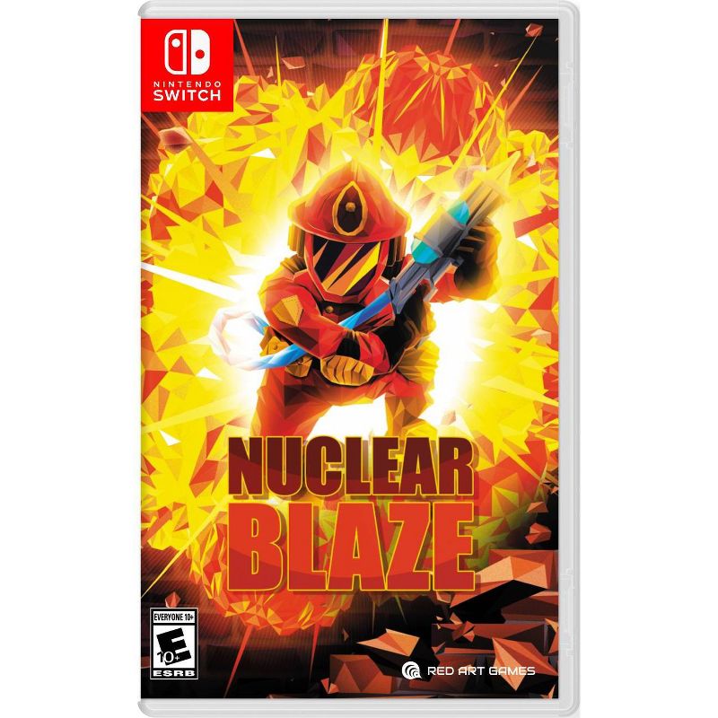 Nuclear Blaze - Nintendo Switch: Action Platformer with Firefighting Adventure, Includes Booklet & Keychain, E10+, 1 of 12