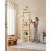 Feandrea Cat Tree, 79.1 Inch Tall Cat Tower for Indoor Cats, Multi-Level Large Cat Condo with 4 Scratching Posts, 2 Hammocks, a Perch, 2 Cat Caves - 2 of 4
