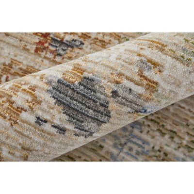 Sonora Abstract Multicolor Viscose Rectangular Rug 2' x 3'